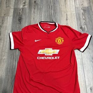 Nike Red Manchester United Jersey